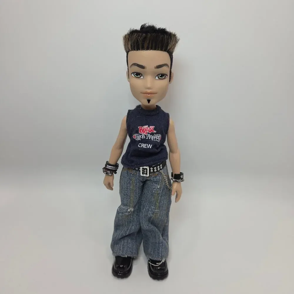 Vintage 2005 Bratz Rock Angelz Eitan Doll with Original Outfit + Shoes